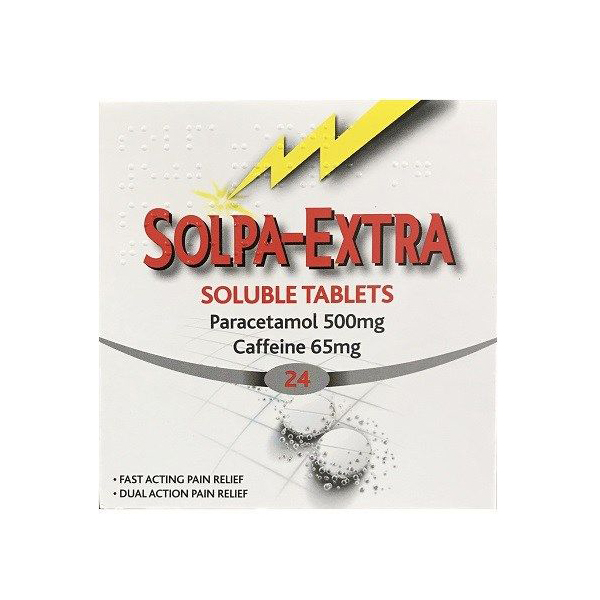 Solpa-Extra Soluble 500/65mg Tablets 24s
